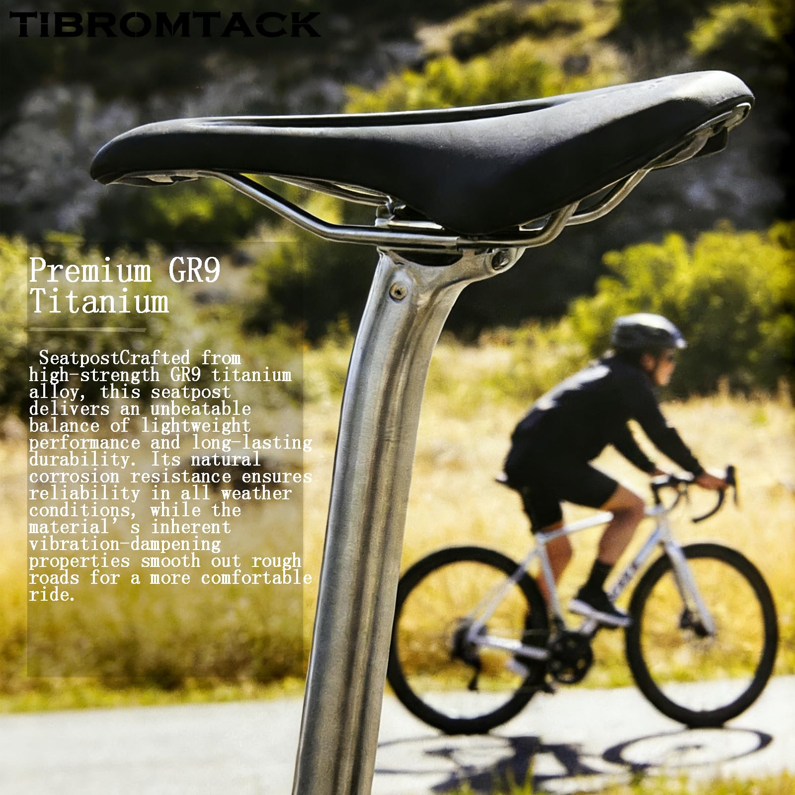 Amazon | TIBROMTACKチタン製自転車シートポスト27.2 mm x 350 mm-257